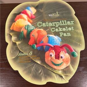 New Nordic Ware Caterpillar Cakelet Pan